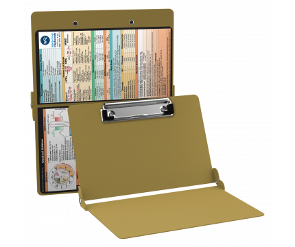 WhiteCoat Clipboard® - Tactical Brown Medical Edition